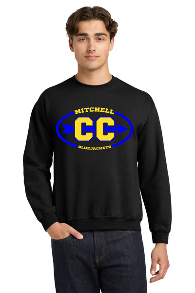 #095 MITCHELL HS CROSS COUNTRY, CREWNECK, BLACK, YOUTH & ADULT, 18000