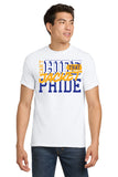 #130 MHS FOOTBALL, COTTON T SHIRT, WHITE, YOUTH & ADULT, 5000, DESIGN # 3