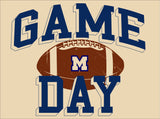 #130 MHS FOOTBALL, COTTON T SHIRT, SAND, YOUTH & ADULT, 5000, DESIGN #1