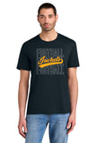 #130 MHS FOOTBALL, TRI BLEND T SHIRT, NAVY, YOUTH & ADULT, DM130, DESIGN #2