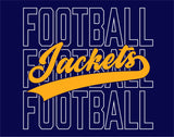 #130 MHS FOOTBALL, HOODIE, NAVY, YOUTH & ADULT, 18500, DESIGN #2