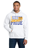 #130 MHS FOOTBALL, HOODIE, WHITE, YOUTH & ADULT, 18500, DESIGN #3