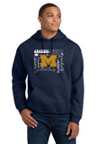#130 MHS FOOTBALL, HOODIE, NAVY, ADULT, 18500, DESIGN #6
