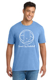 #122 MHS BASKETBALL, TRI BLEND T, COLUMBIA BLUE, YOUTH & ADULT, PC330, DESIGN # 33