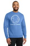 #122 MHS BASKETBALL, CREWNECK SWEATSHIRT, C. BLUE, YOUTH & ADULT, PC78, DESIGN #3