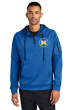 #122 MHS BASKETBALL, NIKE 1/4 ZIP HOODIE, ROYAL, ADULT, NKFD9742, DESIGN #1