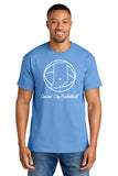 #122 MHS BASKETBALL, COTTON T, COLUMBIA BLUE, YOUTH & ADULT, PC330, DESIGN #3