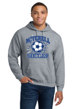 #129 MHS SOCCER, HOODIE, SPORTS GREY, YOUTH & ADULT, 18500, DESIGN #2