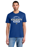 #129 MHS SOCCER, TRI BLEND T SHIRTS, ROYAL, YOUTH & ADULT, DM130, DESIGN #3