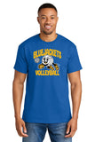 #125 MITCHELL VBALL, COTTON T SHIRT, ROYAL, YOUTH & ADULT, 8000, DESIGN #4