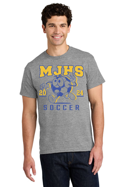 #057 MJHS SOCCER COTTON TSHIRT SPORTS GREY ADULT & YOUTH 5000