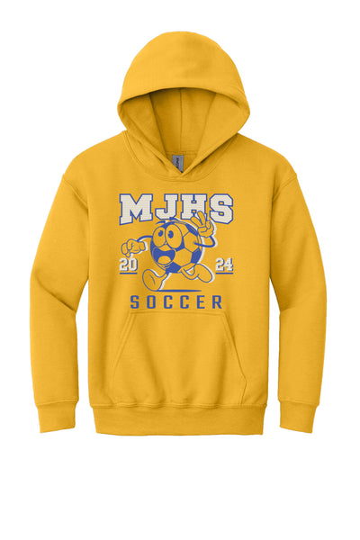 #057 MJHS SOCCER HOODIE GOLD ADULT & YOUTH 18500