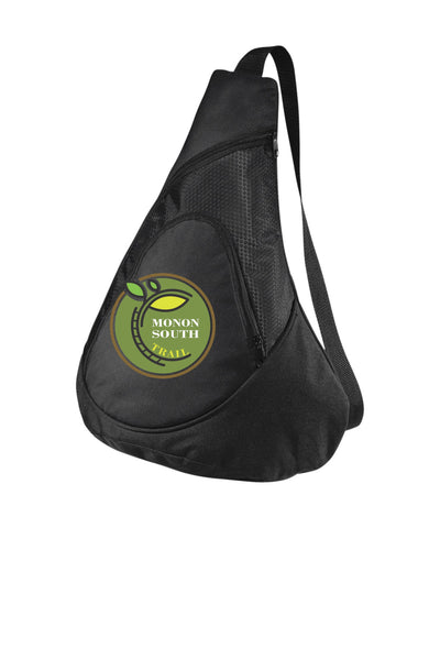 #086 MONON SOUTH TRAIL CROSS OVER BAG BLACK  BG101
