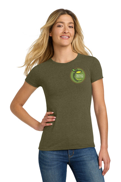 #086 MONON SOUTH TRAIL LADIES TRI BLEND T SHIRT ADULT  NL6710