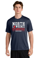 #098 MIDDLE SCHOOL SOCCER SS DRI FIT TSHIRT, T. NAVY, YOUTH & ADULT, ST350, DESIGN 5