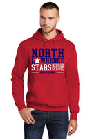 #098 MIDDLE SCHOOL SOCCER COTTON HOODIE, RED, YOUTH & ADULT, PC78H DESIGN 6