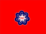 #098 MIDDLE SCHOOL SOCCER HAT, FLAME RED, C112, DESIGN 25