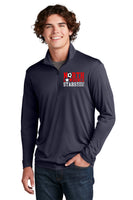 #098 MIDDLE SCHOOL SOCCER 1/4 ZIP PULLOVER, T. NAVY, ADULT, ST357, DESIGN 2