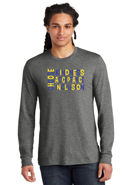 #104 MRS. MARTIN'S FUNDRAISER, TRI BLEND LONG SLEEVE, GREY FROST, YOUTH & ADULT, DM130, #3