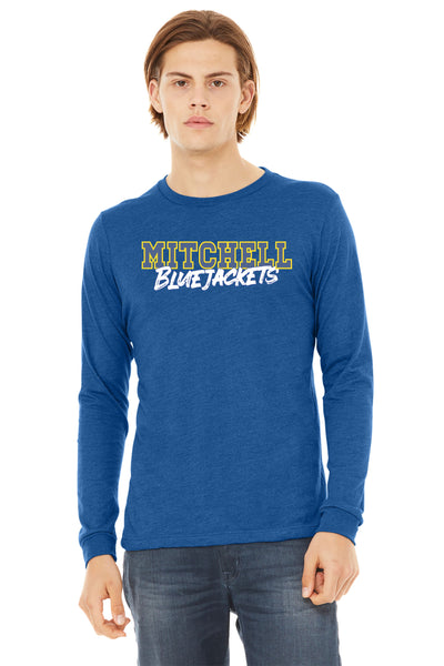 #104 MRS MARTIN'S FUNDRAISER TRI BLEND LONG SLEEVE, ROYAL, ADULT, BC3513, #1