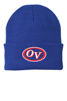 #070 JR PATRIOT BBALL BEANIE ROYAL DESIGN 3 CP90