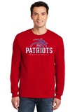 #070 JR PATRIOT BBALL COTTON LONG SLEEVE T DESIGN 1 2400