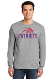 #070 JR PATRIOT LEAGUE BBALL COTTON LONG SLEEVE DESIGN 1 2400