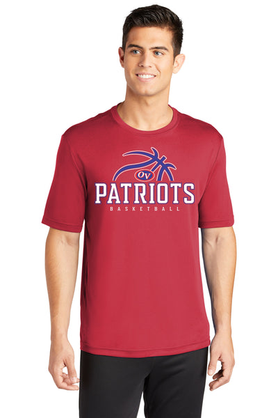 #070 JR PATRIOT BBALL DRI FIT T DESIGN 1 ST350