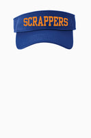 #101 SCRAPPERS FALL SOFTBALL NEW ERA VISOR ADULT ROYAL NE219