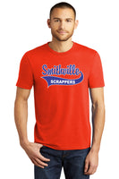 #101 SCRAPPERS FALL SOFTBALL TRIBLEND T SHIRT ADULT ONLY ORANGE DM130