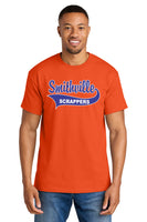 #101 SCRAPPERS FALL SOFTBALL 50/50 COTTON T SHIRT YOUTH & ADULT ORANGE 8000