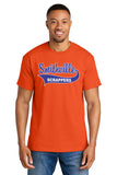 #101 SCRAPPERS FALL SOFTBALL 50/50 COTTON T SHIRT YOUTH & ADULT ORANGE 8000