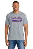 #131 SCRAPPERS SOFTBALL, COTTON T SHIRT, SPORT GREY, YOUTH & ADULT 8000