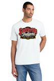 #123 SMITHVILLE SKIBOS, TRI BLEND SHORT SLEEVE T, WHITE, ADULT, SM130, DESIGN #4