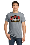 #123 SMITHVILLE SKIBOS, COTTON SHORT SLEEVE T, SPORTS GREY, ADULT, 5000, DESIGN #4