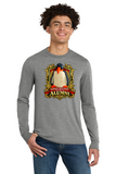 #123 SMITHVILLE SKIBOS, TRIBLEND LONG SLEEVE, HEATHER GREY, ADULT, DM132, DESIGN #2