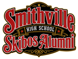 #123 SMITHVILLE SKIBOS, TRI BLEND SHORT SLEEVE T, WHITE, ADULT, DM130, DESIGN #1