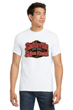 #123 SMITHVILLE SKIBOS, COTTON SHORT SLEEVE T, WHITE, ADULT, 5000, DESIGN #1