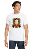 #123 SMITHVILLE SKIBOS, COTTON SHORT SLEEVE T, WHITE, ADULT, 5000, DESIGN #2