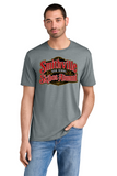 #123 SMITHVILLE SKIBOS, TRI BLEND SHORT SLEEVE T, H. GREY, ADULT, DM130, DESIGN #1