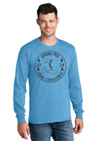 #049 SPRINGMILL CHALLENGE COTTON LONG SLEEVE T AQUATIC BLUE PC54LS