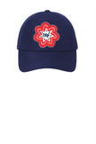 #128 MIDDLE SCHOOL SOCCER, HAT, NAVY, ADJUSTABLE, C821, DESIGN 25