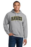 #074 SPRINGS VALLEY ATHLETIC DEPARTMENT SPIRIT WEAR HOODIE YOUTH & ADULT SPORTS GREY 18500 DESIGN #6