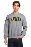 #074 SPRINGS VALLEY ATHLETIC DEPARTMENT SPIRIT WEAR CREW NECK YOUTH & ADULT SPORTS GREY 18000 DESIGN #6