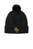 #078 SPRINGS VALLEY ATHLETIC DEPARTMENT SPIRIT WEAR BEANIE BLACK C978 DESIGN #7