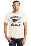 #074 SPRINGS VALLEY ATHLETIC DEPARTMENT SPIRIT WEAR ADULT TRI- BLEND T- SHIRT NATURAL DM130 DESIGN # 1