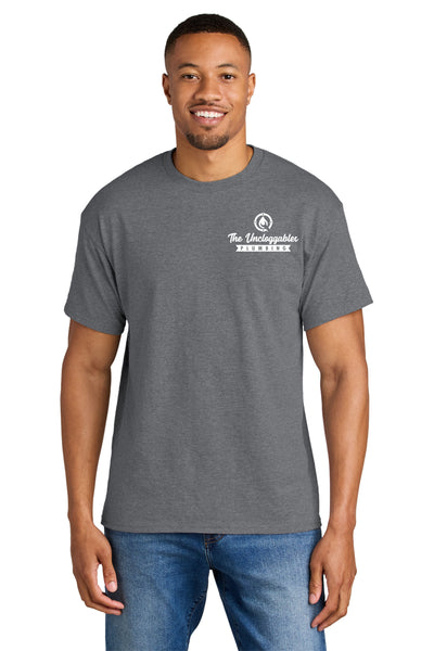 #056 THE UNCLOGGABLES  T-SHIRT GRAPHITE HEATHER 8000