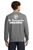 #056 THE UNCLOGGABLES CREW NECK   GRAPHITE HEATHER  18000