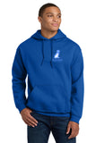 #136 WRHS, HOODIE, ROYAL BLUE, YOUTH & ADULT, 18500, DESIGN #1
