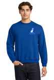 #136 WRHS, CREW, ROYAL BLUE, YOUTH & ADULT, 18000, DESIGN #1